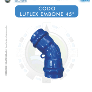 Codo LUFLEX embone 45°