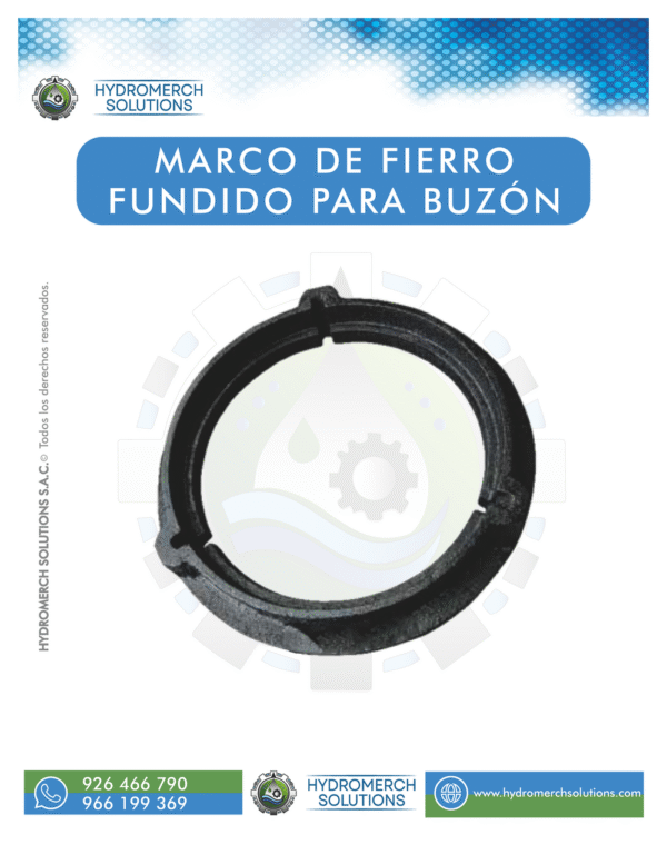 Marco de fierro fundido