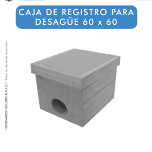 Caja de registro para alcantarillado 24" x 24"