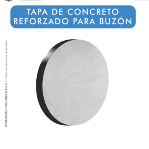 Tapa de concreto para buzón