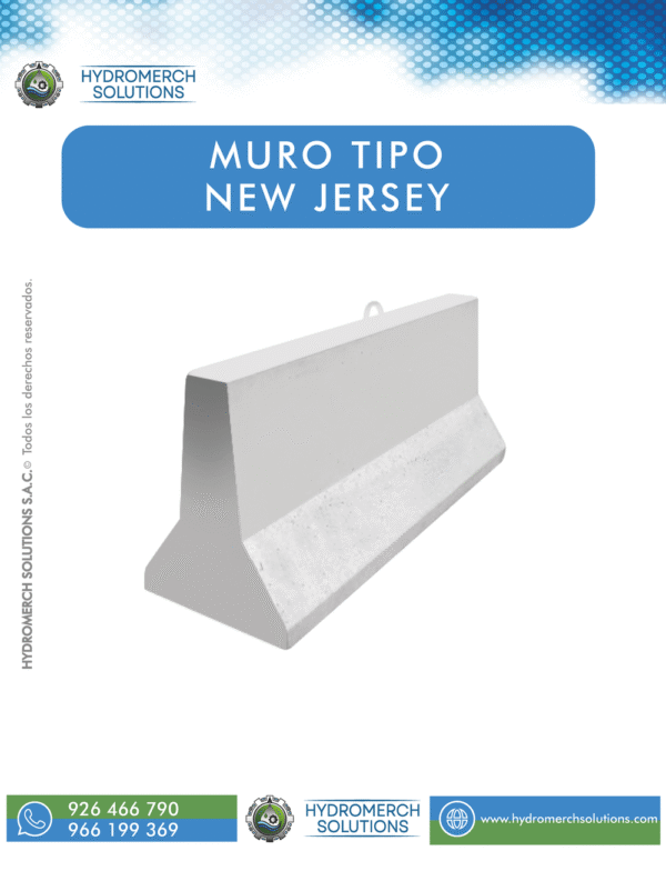 Muro tipo new jersey
