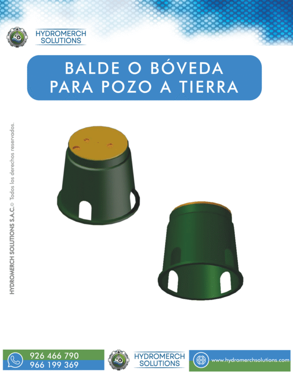 Bóveda para pozo a tierra