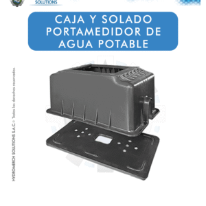 Caja y Solado portamedidor de agua potable 1/2" - 3/4"