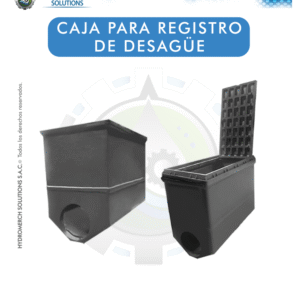 Caja de registro para desagüe 0.30 x 0.60
