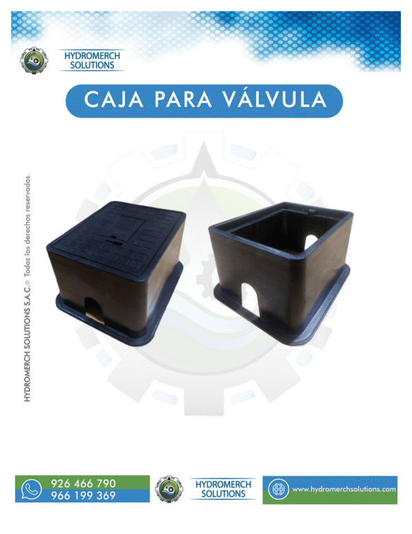 Caja para válvula