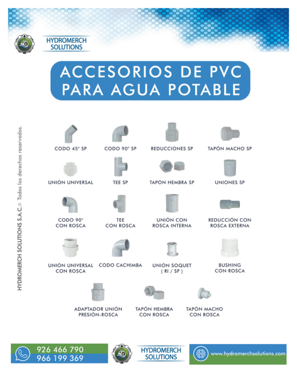 Accesorios de PVC