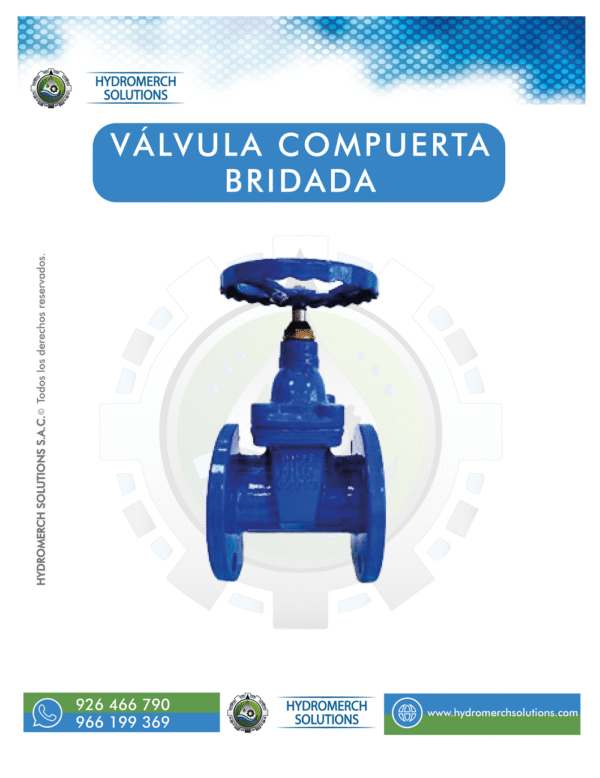 Válvula compuerta bridada