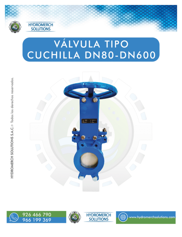 Válvula tipo cuchilla