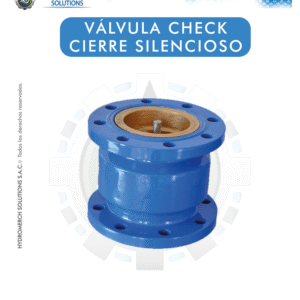 Válvula check cierre silencioso