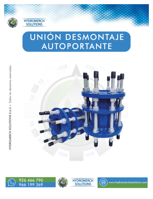 Unión desmontaje autoportante