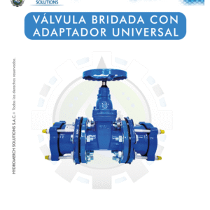 Válvula bridada con adaptador universal