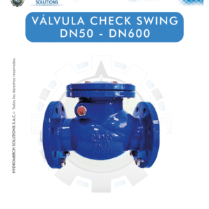 Válvula check swing