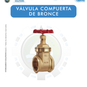 Válvula compuerta de bronce