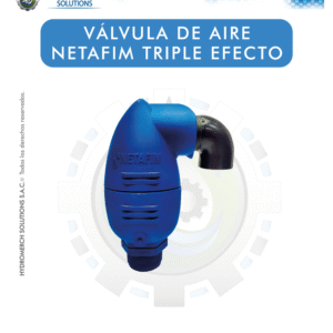 Válvula de aire netafim triple efecto